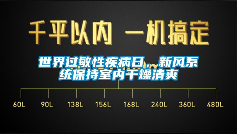 世界过敏性疾病日，新风系统保持室内干燥清爽