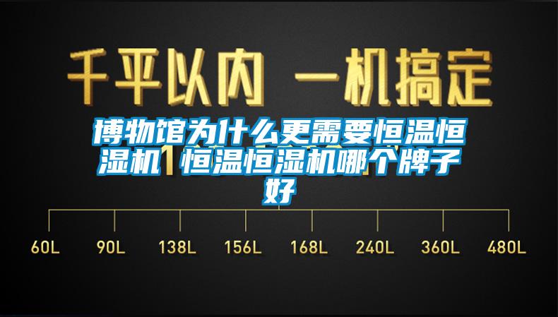 博物馆为什么更需要恒温恒湿机 恒温恒湿机哪个牌子好