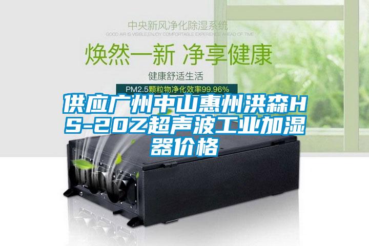 供应广州中山惠州洪森HS-20Z超声波工业加湿器价格