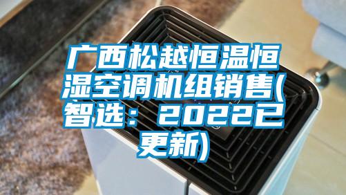 广西松越恒温恒湿空调机组销售(智选：2022已更新)